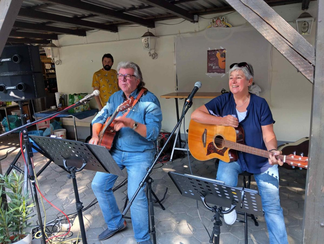 Ingo und Mike beim Sommerfest im Wiesengrund