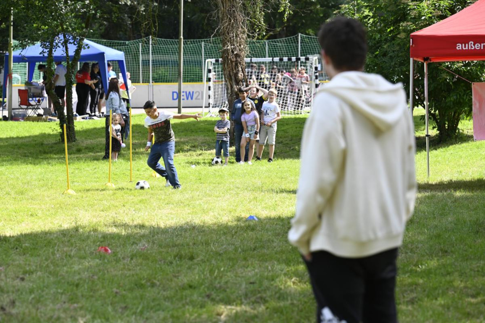 Fußball beim Tag der Sportvereine