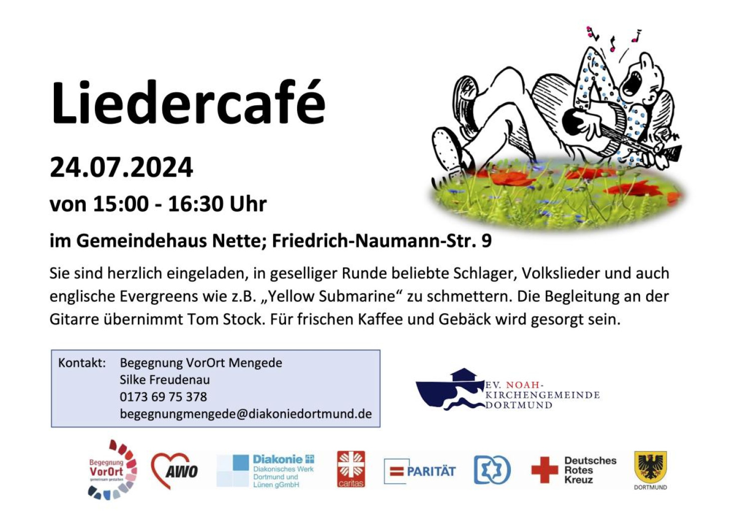 Plakat Liedercafe